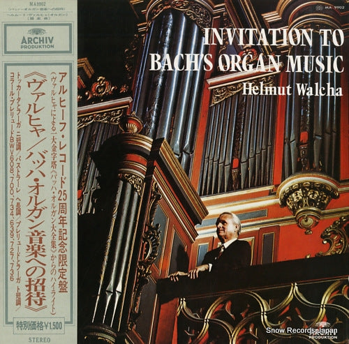WALCHA, HELMUT invitation to bach's organ music MA9902