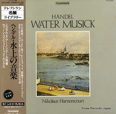 HARNONCOURT, NIKOLAUS handel; water musick K17C-8307