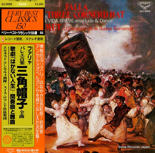 ANSERMET, ERNEST falla; the three-cornered hat - complete ballet SLC8089