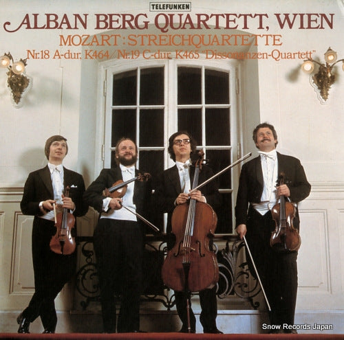 ALBAN BERG QUARTETT, WIEN mozart; streichquartette no.18, no.19"dissonanzen-quartett" SLA1198