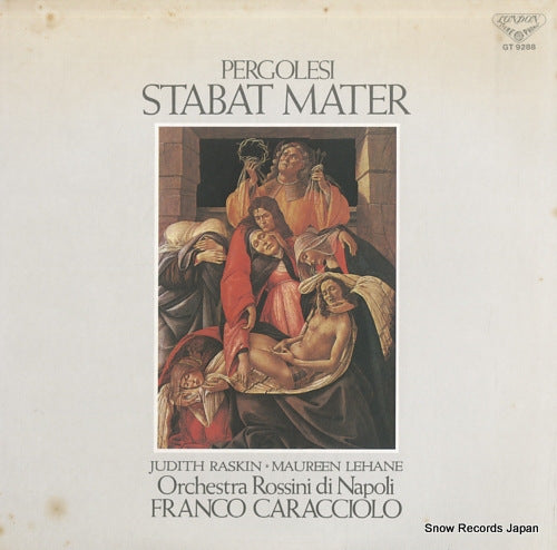 CARACCIOLO, FRANCO pergolesi; stabat mater GT9288