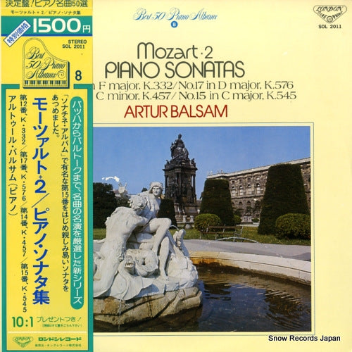 BALSAM, ARTUR mozart 2 / piano sonatas SOL2011