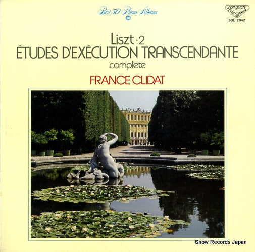 CLIDAT, FRANCE liszt; etudes d'execution transcendante-complete SOL2042