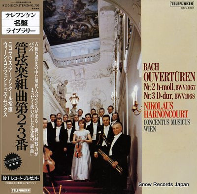 HARNONCOURT, NIKOLAUS bach; ouverturen K17C-8302