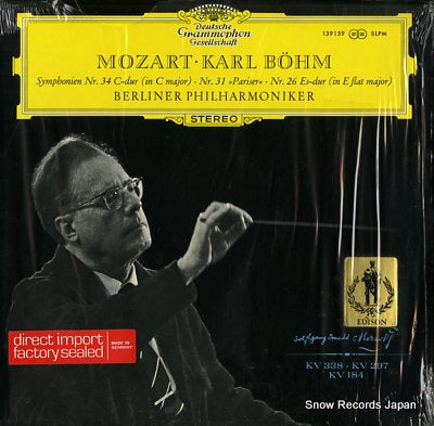 BOHM, KARL mozart; symphonien nr.34/nr.31/nr.26 139159