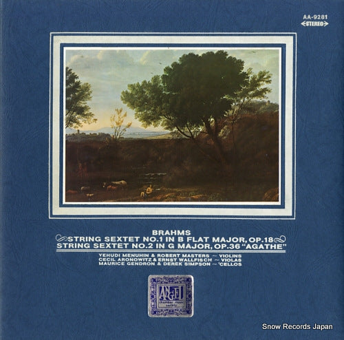 V/A brahms; string sextet no.1 & no.2 agathe AA-9281