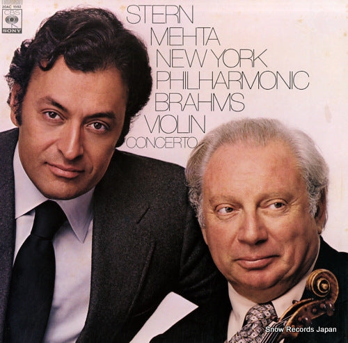 MEHTA, ZUBIN brahms; concerto in d major, op.77 20AC1592