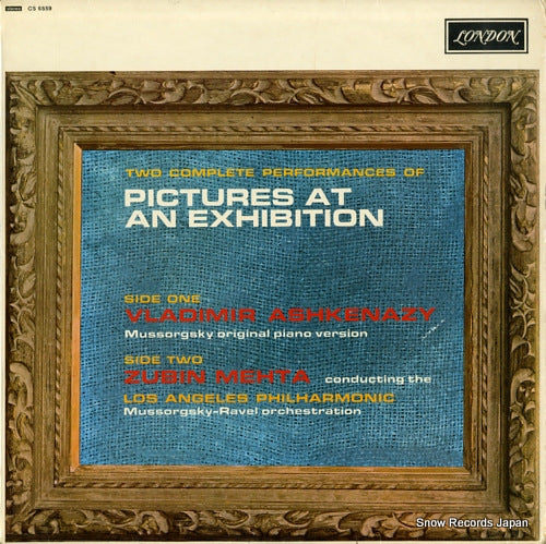 ASHKENAZY, VLADIMIR mussorgsky; pictures at an exhibition CS6559