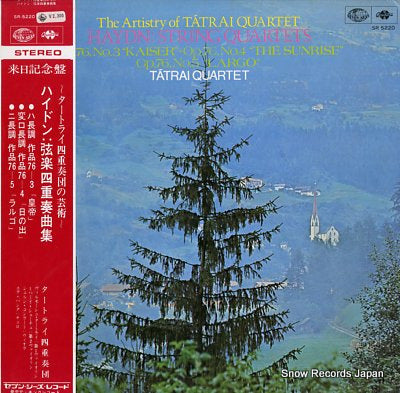 TATRAI QUARTET haydn; string quartets SR5220