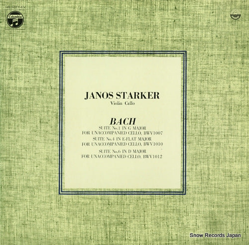 STARKER, JANOS bach; suite no.1, no.4 & no.6 HR-1017-EV