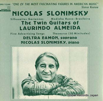 SLONIMSKY, NICOLAS twin guitars of laurindo almeida, the ORS72100