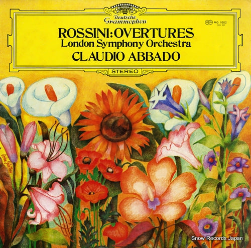 ABBADO, CLAUDIO rossini; overtures MG1002