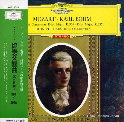 BOHM, KARL mozart; sinfonia concertante e-flat major k.364 MG2041