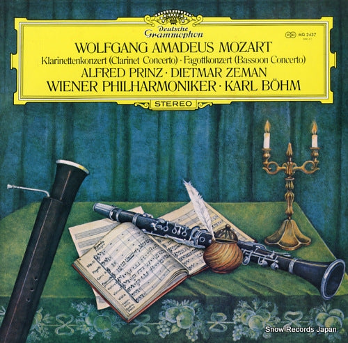 BOHM, KARL mozart; clarinet concerto MG2437