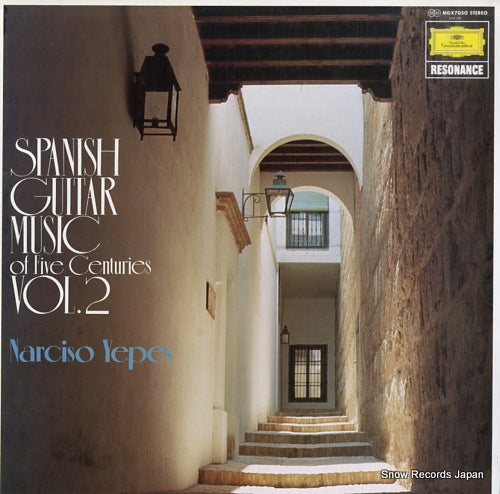 YEPES, NARCISO spanish guitar music of five centuries vol.2 MGX7050