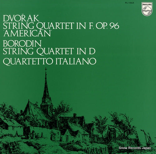 QUARTETTO ITALIANO dvorak; string quartet in f op.96 american PL-1365