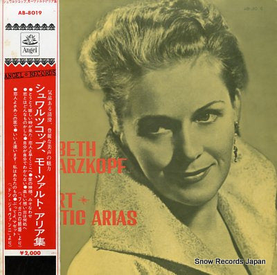 SCHWARZKOPH, ELISABETH mozart; operatic arias AB-8019