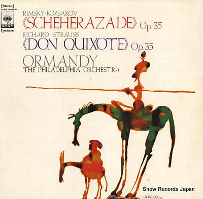 ORMANDY, EUGENE rimsky-korsakov; "scheherazade"op.35 SONW20089-90