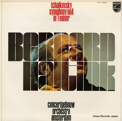 HAITINK, BERNARD tchaikovsky; symphony no.4 in f minor PL-1309