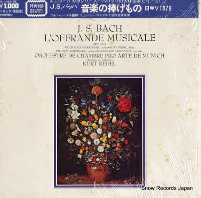 REDEL, KURT bach; l'offrande musicale RE-1062-RE