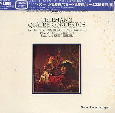 REDEL, KURT telemann; quatre concertos RE-1067-RE