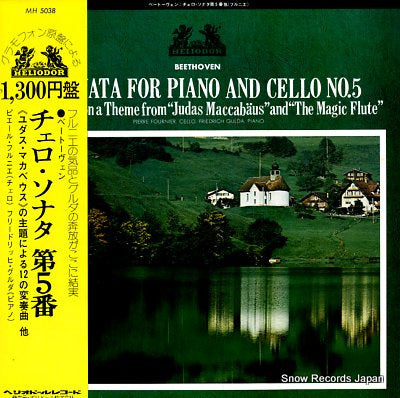 FOURNIER, PIERRE beethoven; piano sonatas for piano and cello no.5 MH5038