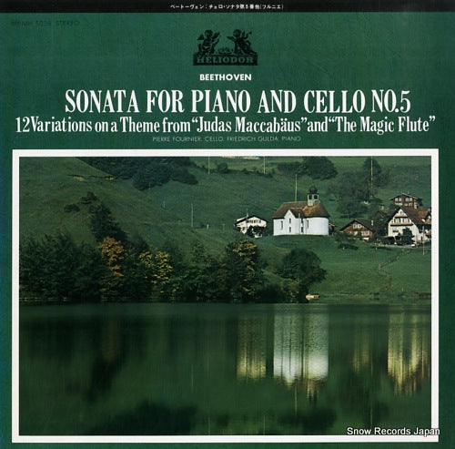 FOURNIER, PIERRE beethoven; piano sonatas for piano and cello no.5 MH5038