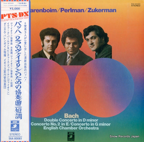 BARENBOIM, DANIEL bach; double concerto in d minor EAA-80085