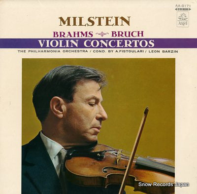 MILSTEIN, NATHAN brahms, bruch; violin concertos AA-8171