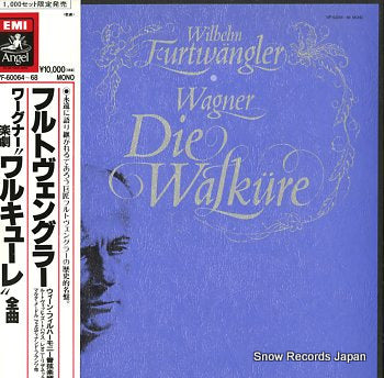 FURTWANGLER, WILHELM wagner; die walkure WF-60064-68