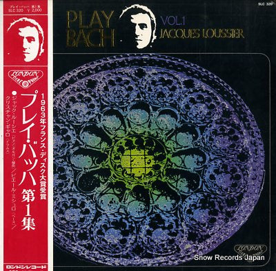 LOUSSIER, JACQUES play bach vol.1 SLC320