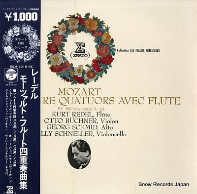 REDEL, KURT mozart; quatre quatuors avec flute REM-1019-RE