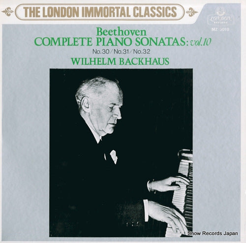 BACKHAUS, WILHELM beethoven; complete piano sonatas vol.10 MZ5010