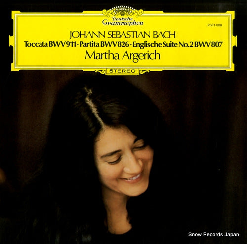 ARGERICH, MARTHA bach; toccata bwv911 2531088