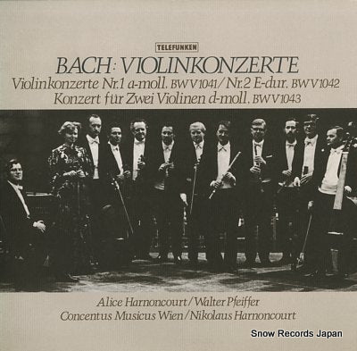 HARNONCOURT, NIKOLAUS bach; violinkonzerte SLA1238