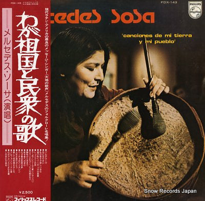 SOSA, MERCEDES canciones de mi tierra y mi pueblo FDX-143