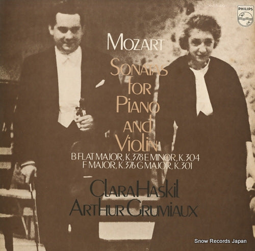 HASKIL, CLARA mozart; sonatas for piano and violin X-5540