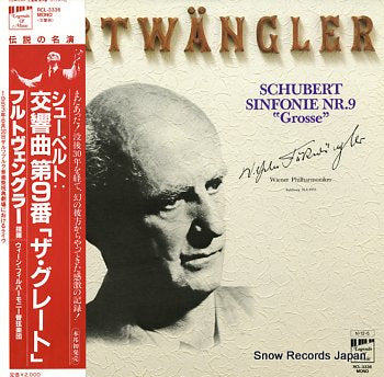 FURTWANGLER, WILHELM schubert; sinfonie nr.9 grosse RCL-3336