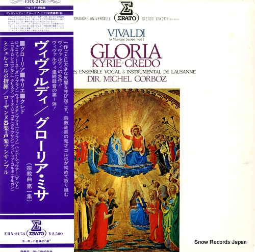 CORBOZ, MICHEL vivaldi; gloria kyrie-credo ERX-2178