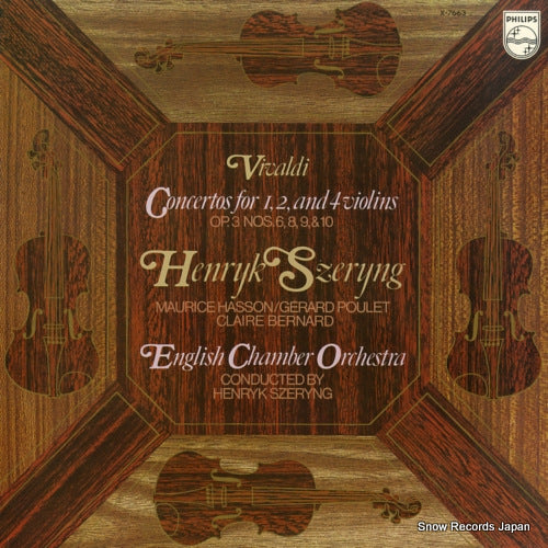 SZERYNG, HENRYK vivaldi; concertos for 1,2, and 4 violins X-7663