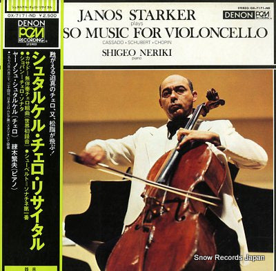 STARKER, JANOS plays virtuoso music for violoncello OX-7171-ND