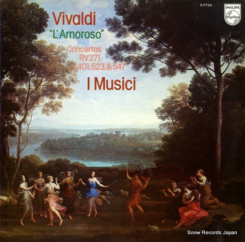 I MUSICI vivaldi; "l'amoroso" concertos rv271,401,523,&547 X-7734