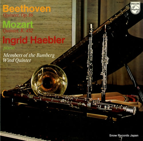 HAEBLER, INGRID beethoven; quintet, op.16 / mozart; quintet, k.452 X-8627