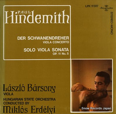 HINDEMITH, PAUL der schwanendreher viola concerto LPX11587