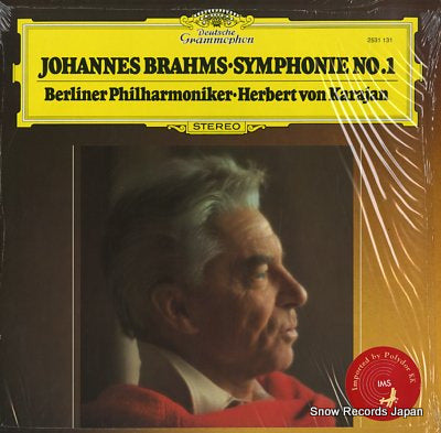 KARAJAN, HERBERT VON brahms; symphonie no.1 2531131