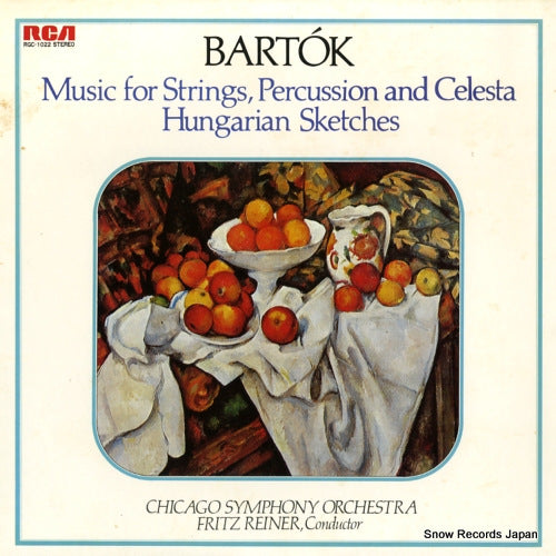 REINER, FRITZ bartok; music for strings, percussion and celesta RGC-1022
