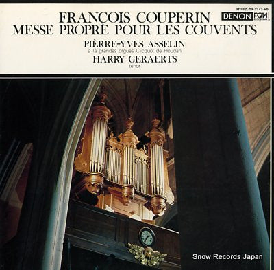ASSELIN, PIERRE-YVES francois couperin; messe propre pour les couvents OX-7143-ND