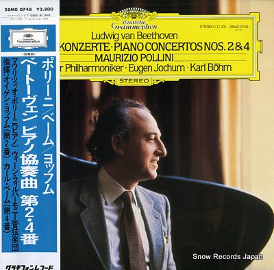 POLLINI, MAURIZIO beethoven; klavierkonzerte piano concdertos nos.2 & 4 28MG0748