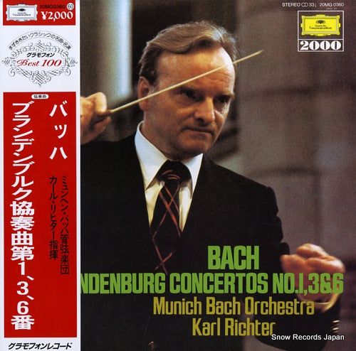 RICHTER, KARL bach; brandenburg concertos no.1.3.6 20MG0360