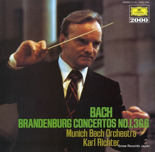 RICHTER, KARL bach; brandenburg concertos no.1.3.6 20MG0360
